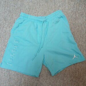 Air Jordan Essentials Terry Shorts Mens Med Carolina Blue DX9675-464 W/ Pockets